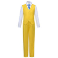 Load image into Gallery viewer, Yellow Popular Suits 5 Piece Boys Suits