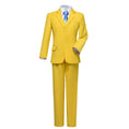 Load image into Gallery viewer, Yellow Popular Suits 5 Piece Boys Suits