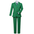 Load image into Gallery viewer, Green Kid Boys Classic 5 Piece Boys Suits