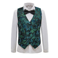 Load image into Gallery viewer, Green Unique Patterned Party 5 Piece Boys Suits