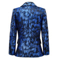 Load image into Gallery viewer, Blue Unique Patterned Party 5 Piece Boys Suits