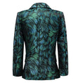 Load image into Gallery viewer, Green Unique Patterned Party 5 Piece Boys Suits