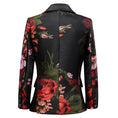 Load image into Gallery viewer, Black Unique Patterned Party Banquet 5 Piece Boys Suits