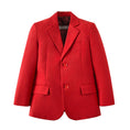 Load image into Gallery viewer, Red Kid Boys Formal Classic Suits Set 5 Piece Boys Suits