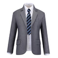 Load image into Gallery viewer, Grey Formal Classic 5 Piece Boys Suits