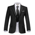 Charger l'image dans la visionneuse de la galerie, Black Formal Tuxedo 5 Piece Boys Suits