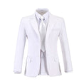 Load image into Gallery viewer, White Tuxedo 5 Piece Boys Suits