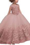Load image into Gallery viewer, Flower Girl Dress for Wedding Bridesmaid Princess Party Gown