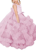 Load image into Gallery viewer, Flower Girl Dresses for Wedding Lace Puffy Pleated Tulle Pageant Princess Gown