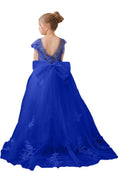Load image into Gallery viewer, Flower Girl Dresses Applique Tulle Pageant Princess Gown