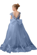 Load image into Gallery viewer, Flower Girl Dresses Applique Tulle Pageant Princess Gown