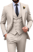 Load image into Gallery viewer, Mens Suit Slim Fit 3 Piece Suit Men Formal Tuxedo Set