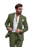 Load image into Gallery viewer, Summer Casual Linen Men's Slim Fit 2 Piece Suit