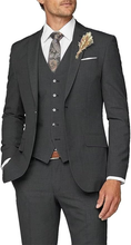 Load image into Gallery viewer, Formal Business Wedding Groom Prom Party 3 Piece Mens Suit