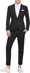 Load image into Gallery viewer, Single-Breasted One Button Center 2 Pieces Men's Suit