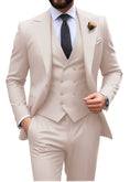 Load image into Gallery viewer, Mens Suit Slim Fit 3 Piece Suit Men Formal Tuxedo Set