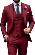Load image into Gallery viewer, Mens Suit Slim Fit 3 Piece Suit Men Formal Tuxedo Set