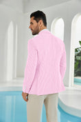 Load image into Gallery viewer, Seersucker Striped Men's Summer Blazer