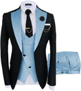 Load image into Gallery viewer, Fashion Slim Fit Wedding Prom 3 Piece Mens Suits