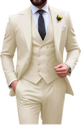 Load image into Gallery viewer, Mens Suit Slim Fit 3 Piece Suit Men Formal Tuxedo Set