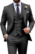 Load image into Gallery viewer, Mens Suit Slim Fit 3 Piece Suit Men Formal Tuxedo Set