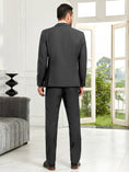 Load image into Gallery viewer, Mens Suit Slim Fit 3 Piece Suit Men Formal Tuxedo Set