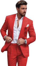 Load image into Gallery viewer, Summer Casual Linen Men's Slim Fit 2 Piece Suit