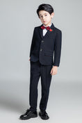 Load image into Gallery viewer, Unique Design Slim Fit Modern 5 Piece Boys Suits
