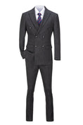 Load image into Gallery viewer, Plaid Men's 3 Piece Slim Fit Suits (MORE COLORS+)