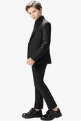 Load image into Gallery viewer, Black Toddler Kids Formal Suits Set 5 Pieces
