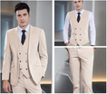 Load image into Gallery viewer, Stylish Peak Lapel Double Breasted One Button 3 Piece Men's Suit