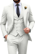 Load image into Gallery viewer, Mens Suit Slim Fit 3 Piece Suit Men Formal Tuxedo Set