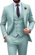 Load image into Gallery viewer, Mens Suit Slim Fit 3 Piece Suit Men Formal Tuxedo Set