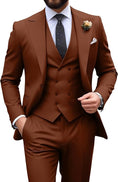 Load image into Gallery viewer, Mens Suit Slim Fit 3 Piece Suit Men Formal Tuxedo Set