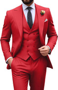 Load image into Gallery viewer, Mens Suit Slim Fit 3 Piece Suit Men Formal Tuxedo Set