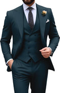 Load image into Gallery viewer, Mens Suit Slim Fit 3 Piece Suit Men Formal Tuxedo Set