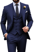 Load image into Gallery viewer, Mens Suit Slim Fit 3 Piece Suit Men Formal Tuxedo Set