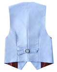 Load image into Gallery viewer, Light Blue 4 Piece Boys' Formal Suit Set with Vest Pants Dress Shirt and Tie BS42