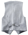 Load image into Gallery viewer, Gray 4 Piece Boys' Formal Suit Set with Vest Pants Dress Shirt and Tie BS40