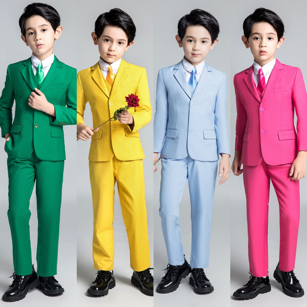 5 Piece Boys Suits