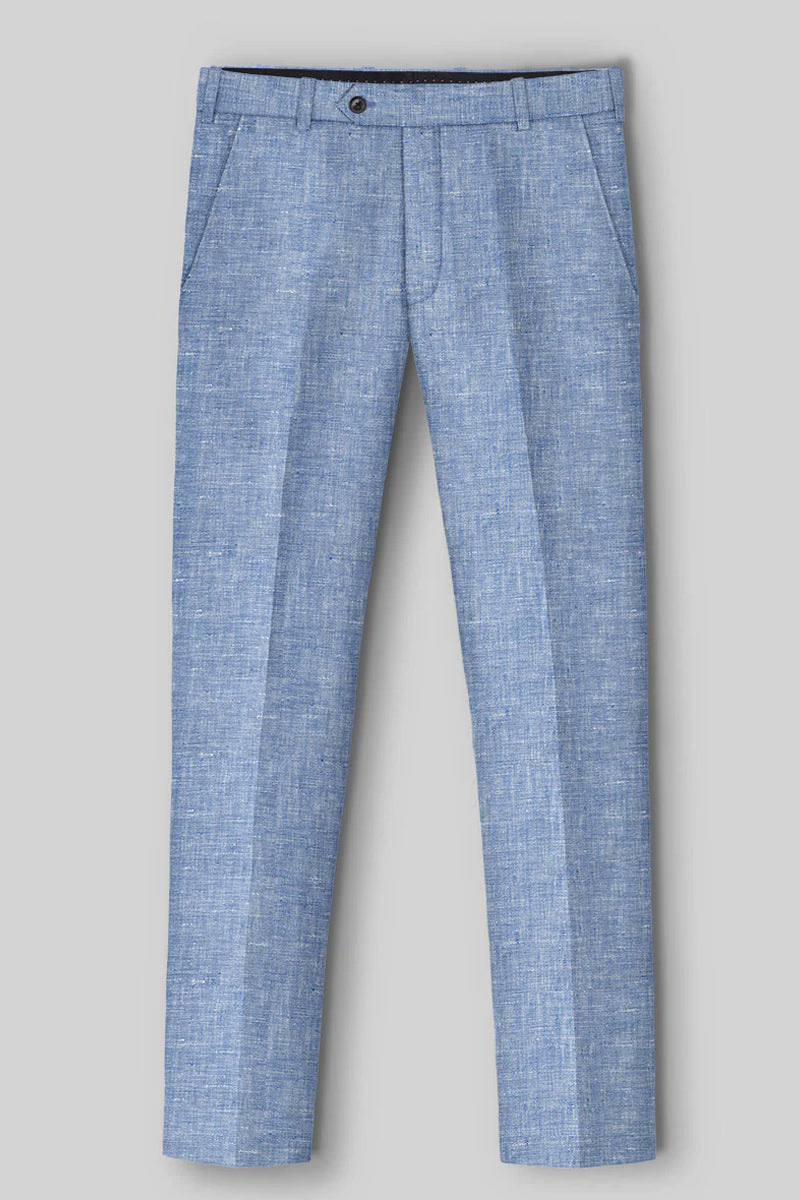 Men's Desert Blue Blend 2-Piece Suit