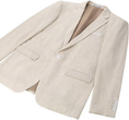 Charger l'image dans la visionneuse de la galerie, Summer Casual Linen 3 Piece Boys Suit Jacket Vest Pant Set
