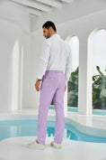 Cargar la imagen en la vista de la galería, Seersucker Striped Men's Summer Pants
