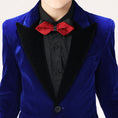 Load image into Gallery viewer, Royal Blue Velvet 5 Piece Boy's Formal Boys Suits
