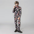 Charger l'image dans la visionneuse de la galerie, Unique Design Slim Fit Modern 5 Piece Boys Suits
