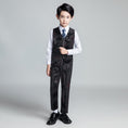 Cargar la imagen en la vista de la galería, Unique Design Slim Fit Modern 5 Piece Boys Suits
