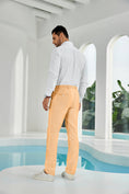 Load image into Gallery viewer, Seersucker Striped Men's Summer Pants
