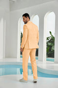 Charger l'image dans la visionneuse de la galerie, Seersucker Striped Blazer Pants 2 Piece Men's Summer Suit
