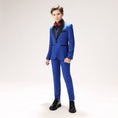 Cargar la imagen en la vista de la galería, Classic Morden Fit Toddler Tuxedo 5 Pieces Boy Suits
