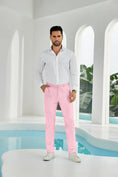 Load image into Gallery viewer, Seersucker Striped Men's Summer Pants
